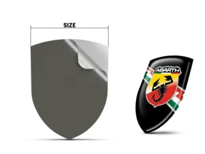 Fiat Abarth Badges Auto Sur Mesure Qualité Design Personnalisé